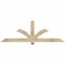 Ekena Millwork Redmond Rough Sawn Timber Gable Bracket, Douglas Fir, 72"W x 24"H x 2"D x 4"F, 8/12 Pitch GBW072X24X0204RED00RDF - alternate 1
